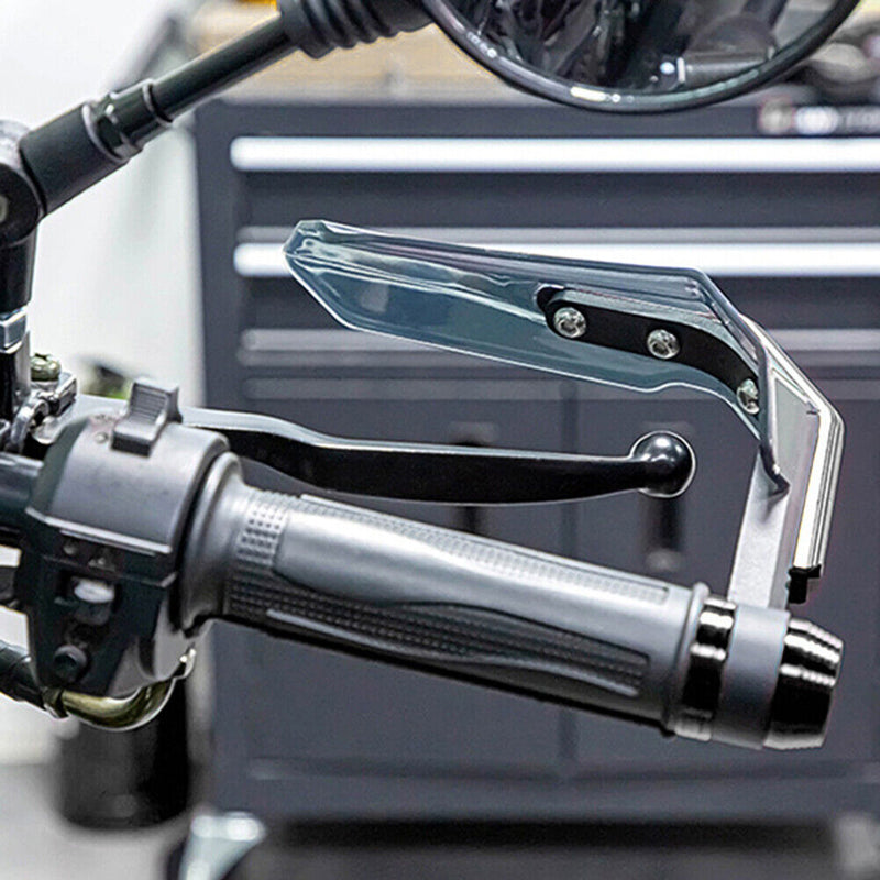 2pcs Motorcycle Hand Guard Protector Motor Windshield Handguard (Black) Newly