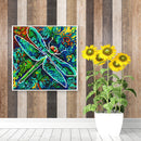 5D Diamond Painting DIY Luminous Dragonfly Full Round Wall Decor Rhinestone