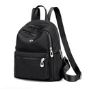 Women Nylon School Backpacks Solid Students Girls Daily Travel Shoulder Bags