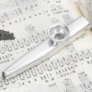 Metal Kazoo Portable Flute Woodwind Instrument for Beginner Music Lovers Gift