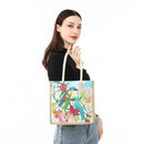 Blue Tit Diamond Painting Handbag DIY Linen Shopping Tote Bag (AA1038)