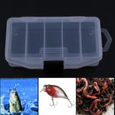 Fishing Box Compartment Double Sided Visible Plastic Glass Fishing Bait Box