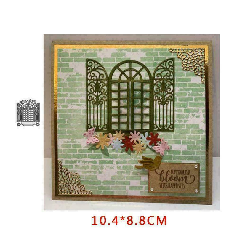 Windows Metal Cutting Dies Stencil Scrapbooking Embossing Album Crafts