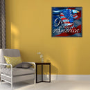 5D Diamond Painting Kit American Eagle Full Round Drill Rhinestone DIY Wall