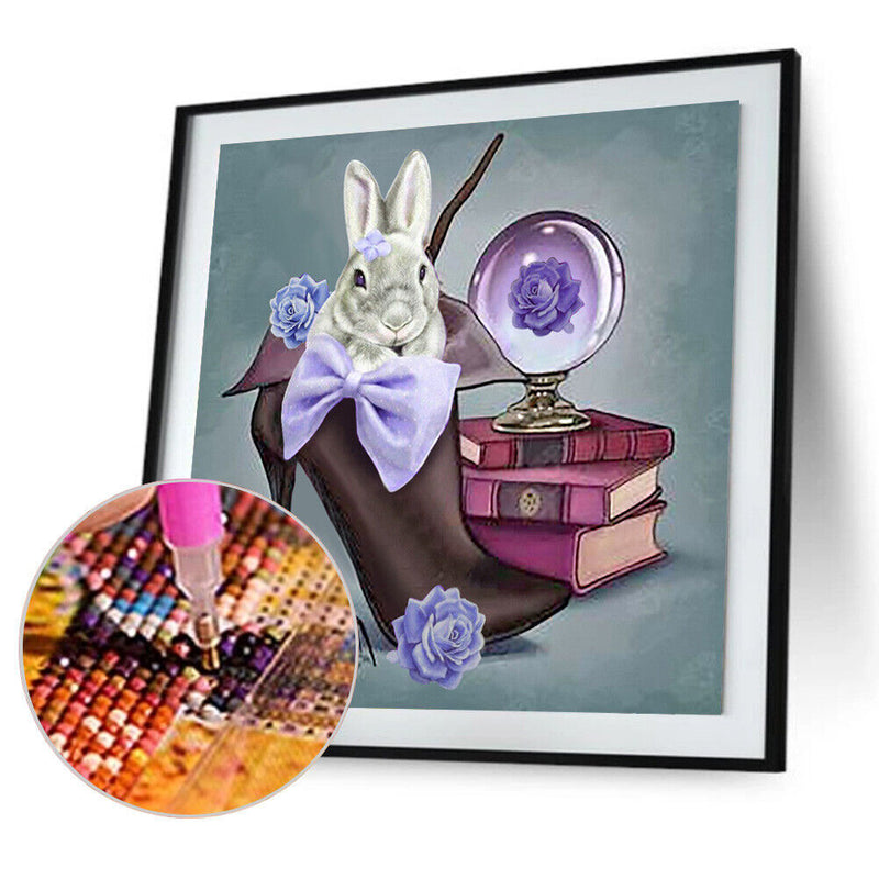 Diamond Painting 5D DIY Rabbit Full Round Drill Rhinestone Picture Newly