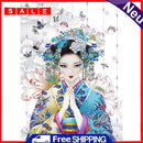 Diamond Painting 5D Full Round Drill Mosaic DIY Geisha Woman Kit for Wall Decor