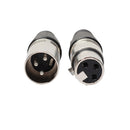 10 Pairs XLR Adapter 3-Pin Male and Female MIC Female Microphone Audio Cable St