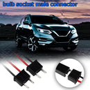 1 Pair H7 Bulb Socket Male Connector Adapter Pigtail for Headlight Fog Lamp
