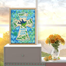 5D DIY Cross Luminous Diamond Painting Full Round Drill Home Decoration Gifts