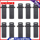 10Pcs Walkie Talkie Replacement Part Again Belt Clip for Baofeng 2 Way Radio UV5R for