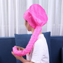 Soft Hair Perm Dryer Drying Cap Adjustable Women Home Hairdressing (Pink)