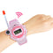 2pcs Watch Wireless Walkie Talkie Long Distance Call Kids Toys (Pink) Newly