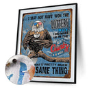 Retro Animal Poster Oil Paint By Numbers Kits Canvas DIY Picture Hand Painted