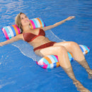 Inflatable Floating Water Hammock Pool Beach PVC Air Mattress Bed Lounger C
