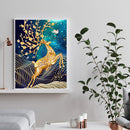 5D Diamond Painting Kit DIY Golden Deer Full Round Diamond