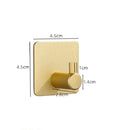 Wall Hooks - Bathroom Kitchen Supplies 4 Pack Stick on Wall Adhesive Door Hooks