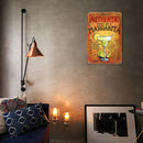 Retro Wine Beer Plaque Metal Tin Signs Painting Home Wall Art (Authentic)