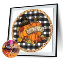 pumpkin Diamond Painting Full Round Rhinestone Wall
