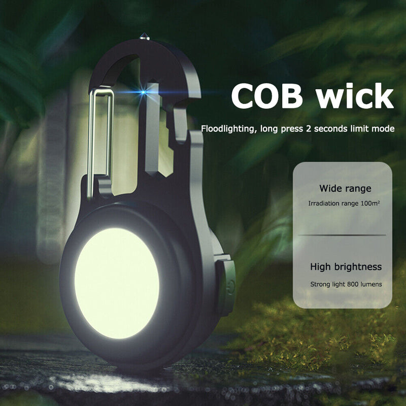 Rechargeable COB LED Camping Working Flood Lights Waterproof Hiking Flashli