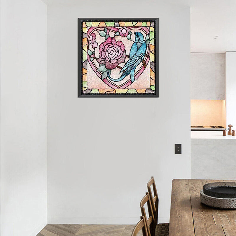 5D Diamond Painting Texture Flowers Full Round Drill Rhinestone DIY (A1891)