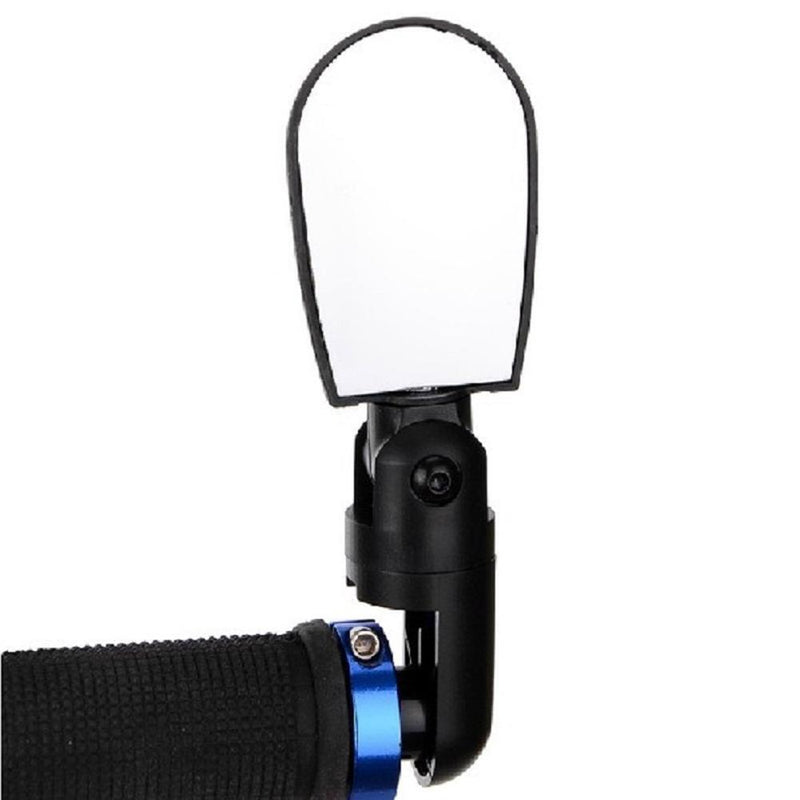 2pcs Adjustable MTB Bike Bicycle Cycling Rearview Mirror Glass Mini(Black) Newly