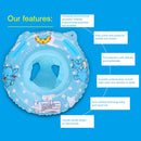 Baby Inflatable Swimming Rings Seat Kids Infant Floating Swim Circle (Blue)