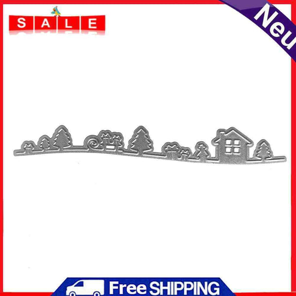 Cut Dies Christmas Pattern Holiday Wedding Invitation Card Blade Punch Stencils