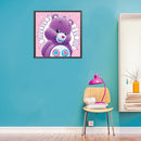 5D Diamond Painting Kit Purple Bear Full Round Drill DIY Wall Art Crafts Mo