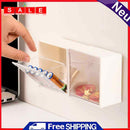 Japanese Wall Mounted Storage Box, Clear Adhesive Organ