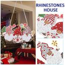DIY Applique Diamond Three Gnomes Wall Hanger Acrylic Craft Door Pendant Newly