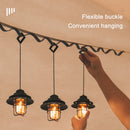 LED Camping Lamp Iron Outdoor Hanging Lantern USB Rechargeable (Short) Newly