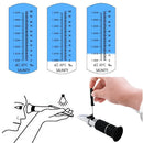 fishery Tanks LED light Salinity 0-10% Salt meter Tester Salinity Refractometer
