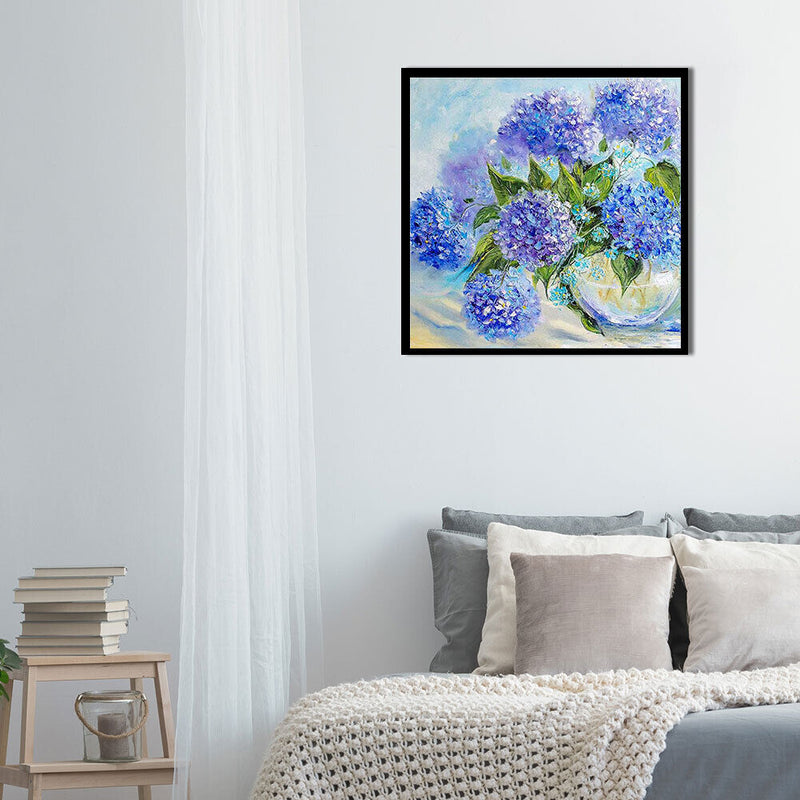 Flower Oil Paint By Numbers Kit DIY Acrylic Painting on Canvas Wall Art Pictu