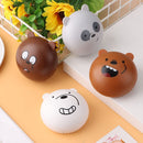 Cute Mini DIY Soaking Storage Contact Lens Box Mirror Lens Case Travel Holder