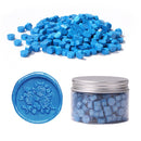200pcs Octagon Sealing Wax Blue Wax Beads for Envelope Invitation DIY (L)