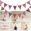 Ethnic Style Cotton Bunting Pennant Flags Banner Garland Home Party Decor Newly