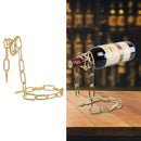 Hanging Suspension Chain Magical Wine Rack European Wine Glass Shelf (A)