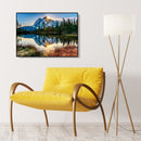 Snow Mountain DIY Painting By Numbers Kit Canvas Picture Arts Home Decor