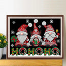 #A DIY Diamond Painting Partial Special Shaped Drill Christmas Gnome Wall Decor