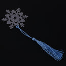 Office Book Marker Metal Snowflake Carry Bookmark Page Maker Pendant High Height