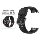 Silicone Watch Band Smart Bracelet Wrist Strap for Honor GS Pro (Black) Newly