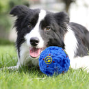 Dog Leaking Food Ball Colorful Strange Barking Pet Molar Puzzle Ball (Blue)