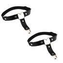 Punk Women Garter Belt Pu Leather Heart Leg Garter Straps Thigh Harness