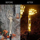 Halloween Skeleton Hands Decoration Glowing Light Hand Arms Garden Light~