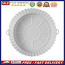 Silicone Air Fryer Pad Safety Baking Accessories for Oven Steamer Cooker (White)