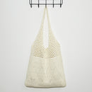 Women Knitting Shoulder Bag Large Capacity Totes Female Hobo Sling Shopping Bags