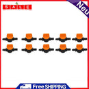 10pcs Barbed Plastic Ball Valves Garden Irrigation Connectors for 4/7mm Pants