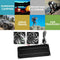 #A 20W 12V Solar Panel Fan Kit Low Noise Solar Powered Dual Exhaust Cooling Fans