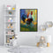 Rooster Oil Paint By Numbers Kits Canvas Drawing DIY Animal Picture Home Decor