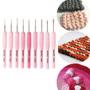 9pcs Crochet Hooks Knitting Needles Set Weave Sewing Needles Tool (Thin) Newly